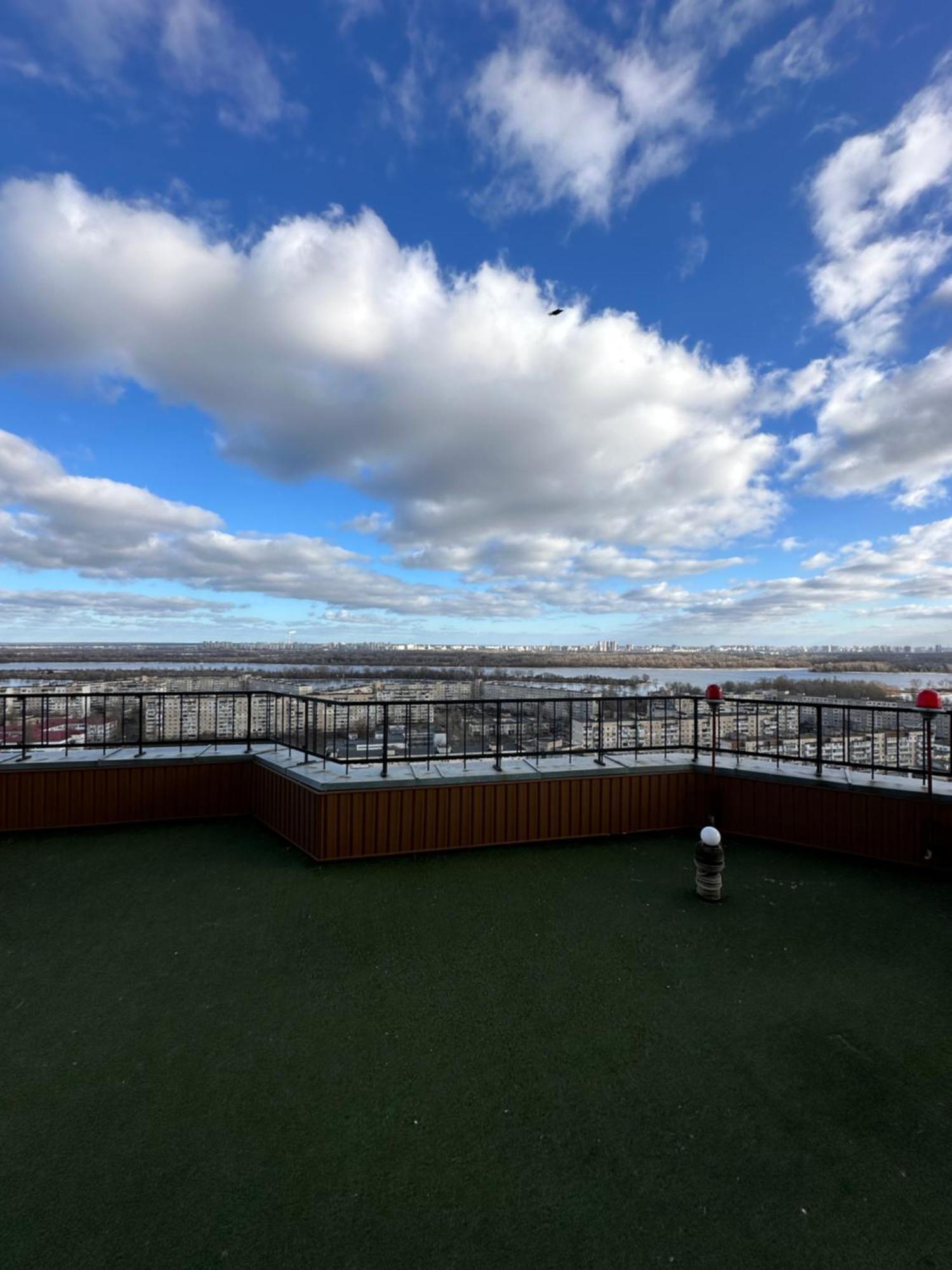 Penthouse Apartment Panoramic View Kijev Kültér fotó